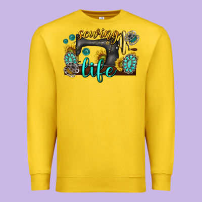 Premium Sweatshirt sewing life western