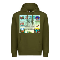 Army Green life is better by the campfire Premium Hoodie - JahusDesignShop