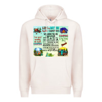 Pale Pink life is better by the campfire Premium Hoodie - JahusDesignShop