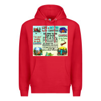 Red life is better by the campfire Premium Hoodie - JahusDesignShop