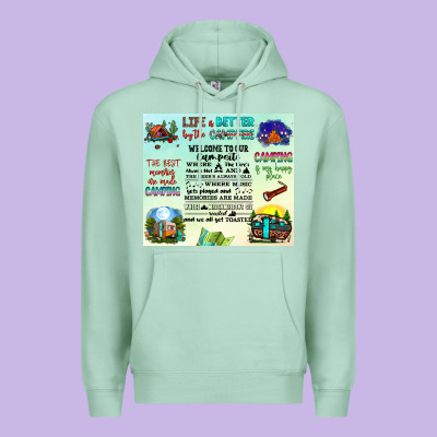 Life Is Better By The Campfire Premium Hoodie Designed By Jahusdesignshop