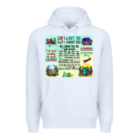 White life is better by the campfire Premium Hoodie - JahusDesignShop