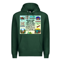 Sports Green life is better by the campfire Premium Hoodie - JahusDesignShop
