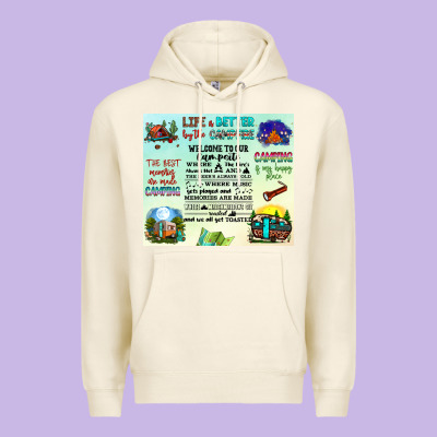 Life Is Better By The Campfire Premium Hoodie Designed By Jahusdesignshop