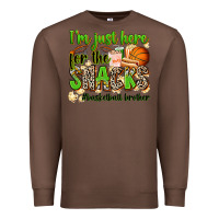 Chestnut im just here for the snacks basketball brother Premium Sweatshirt - Zillion Design Studio