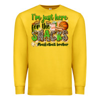 Im Just Here For The Snacks Basketball Brother Premium Sweatshirt | Teevron