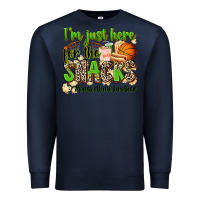 Navy im just here for the snacks basketball brother Premium Sweatshirt - Zillion Design Studio