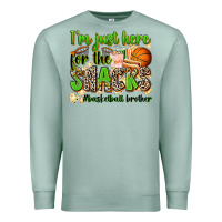 Seafoam im just here for the snacks basketball brother Premium Sweatshirt - Zillion Design Studio