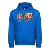 Cobalt peace love art   ado Urban Hoodie - AdoDesignShop