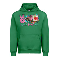 Emerald peace love art   ado Urban Hoodie - AdoDesignShop