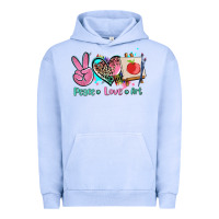 Pigment Grape Ice peace love art   ado Urban Hoodie - AdoDesignShop