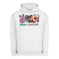 Pigment Lunar Rock peace love art   ado Urban Hoodie - AdoDesignShop