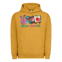 Pigment Peanut Butter peace love art   ado Urban Hoodie - AdoDesignShop