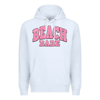 White beach babe Premium Hoodie - JahusDesignShop