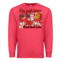 Cardinal im just here for the snacks basketball sister Premium Sweatshirt - Zillion Design Studio