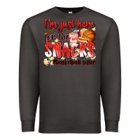 Smoke im just here for the snacks basketball sister Premium Sweatshirt - Zillion Design Studio