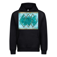 Foreset Green turquoise glitter Urban Hoodie - JahusDesignShop