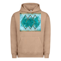 Pigment Burro turquoise glitter Urban Hoodie - JahusDesignShop