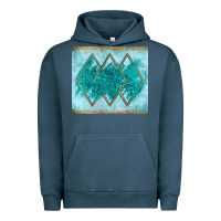 Pigment Midnight Navy turquoise glitter Urban Hoodie - JahusDesignShop