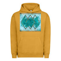 Pigment Peanut Butter turquoise glitter Urban Hoodie - JahusDesignShop