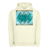 Pigment Pistachio turquoise glitter Urban Hoodie - JahusDesignShop