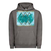 Pigment Tornado turquoise glitter Urban Hoodie - JahusDesignShop