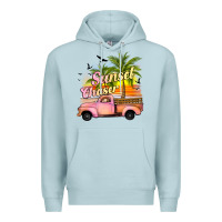 Blue Mist sunset chaser Premium Hoodie - JahusDesignShop