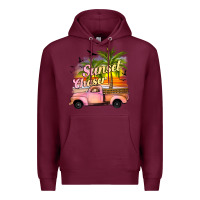 Burgundy sunset chaser Premium Hoodie - JahusDesignShop