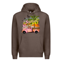 Coffee sunset chaser Premium Hoodie - JahusDesignShop