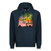 Navy sunset chaser Premium Hoodie - JahusDesignShop