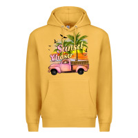 Mustard sunset chaser Premium Hoodie - JahusDesignShop