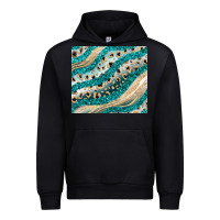 Foreset Green turquoise glitter Urban Hoodie - JahusDesignShop