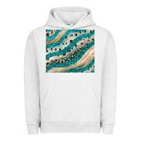 Pigment Lunar Rock turquoise glitter Urban Hoodie - JahusDesignShop