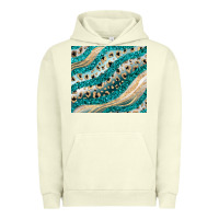 Pigment Pistachio turquoise glitter Urban Hoodie - JahusDesignShop
