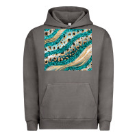 Pigment Tornado turquoise glitter Urban Hoodie - JahusDesignShop