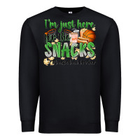 Black i'm just here for the snacks #basketball brother Premium Sweatshirt - Zillion Design Studio