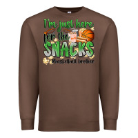 Chestnut i'm just here for the snacks #basketball brother Premium Sweatshirt - Zillion Design Studio
