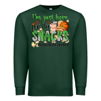 Sports Green i'm just here for the snacks #basketball brother Premium Sweatshirt - Zillion Design Studio