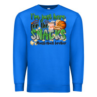 True Royal i'm just here for the snacks #basketball brother Premium Sweatshirt - Zillion Design Studio