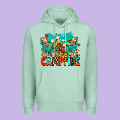 Life Is Better By The Campfire Premium Hoodie Designed By Adodesignshop
