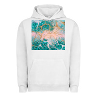 Pigment Lunar Rock turquoise glitter Urban Hoodie - JahusDesignShop