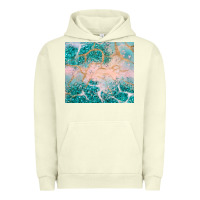 Pigment Pistachio turquoise glitter Urban Hoodie - JahusDesignShop
