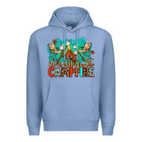 Colony Blue life is better by the campfire Premium Hoodie - AdoDesignShop
