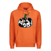 Carrot watercolor cowhide halloween pumpkin Premium Hoodie - RanaPortraitStore