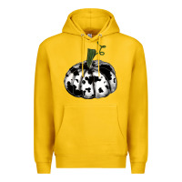 Lemon watercolor cowhide halloween pumpkin Premium Hoodie - RanaPortraitStore