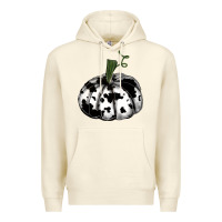Sandshell watercolor cowhide halloween pumpkin Premium Hoodie - RanaPortraitStore