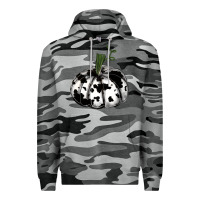 Slate Camo watercolor cowhide halloween pumpkin Premium Hoodie - RanaPortraitStore
