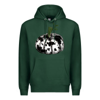 Sports Green watercolor cowhide halloween pumpkin Premium Hoodie - RanaPortraitStore