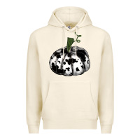 Tofu watercolor cowhide halloween pumpkin Premium Hoodie - RanaPortraitStore