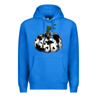 True Royal watercolor cowhide halloween pumpkin Premium Hoodie - RanaPortraitStore